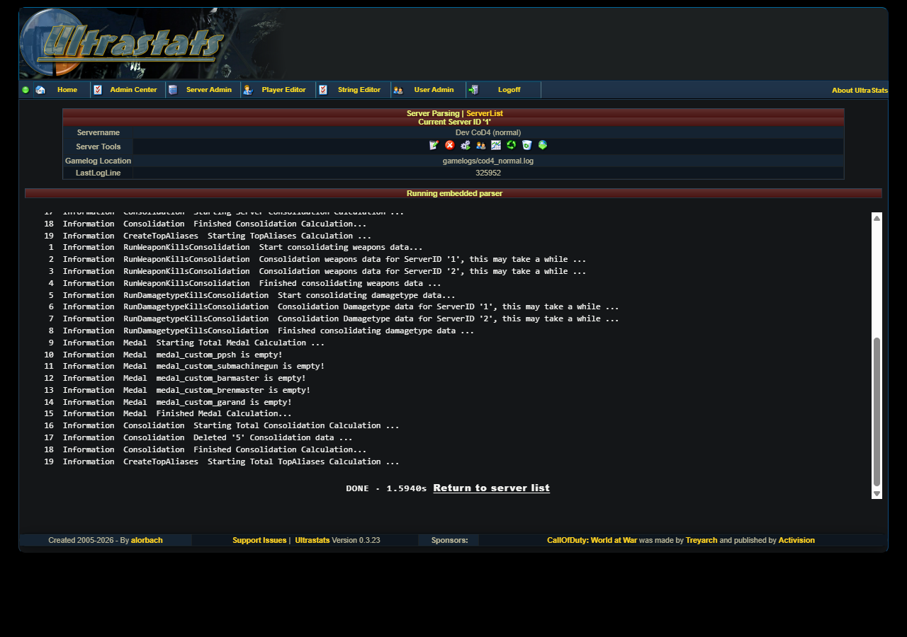 Parser complete