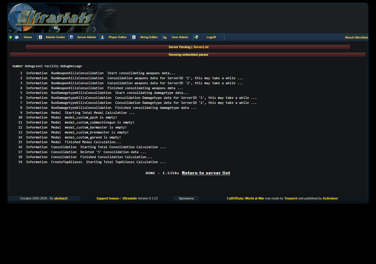 Run Total/Final Calculations