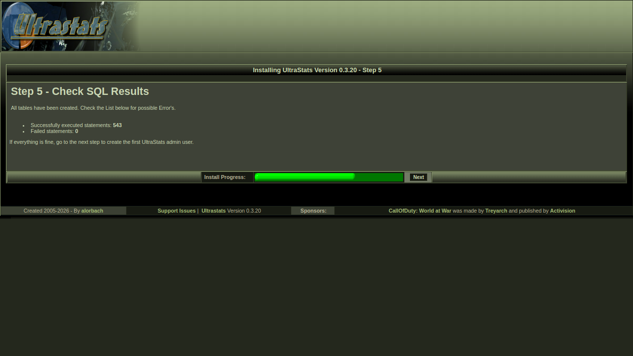 Step 5 - SQL results